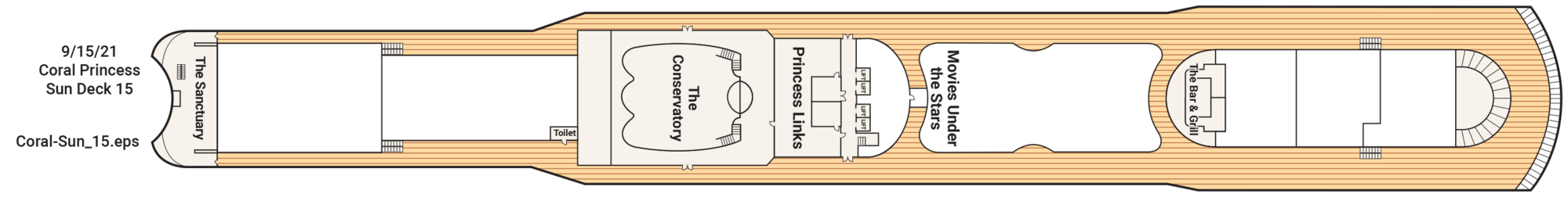 Deck 15 - Sun plan
